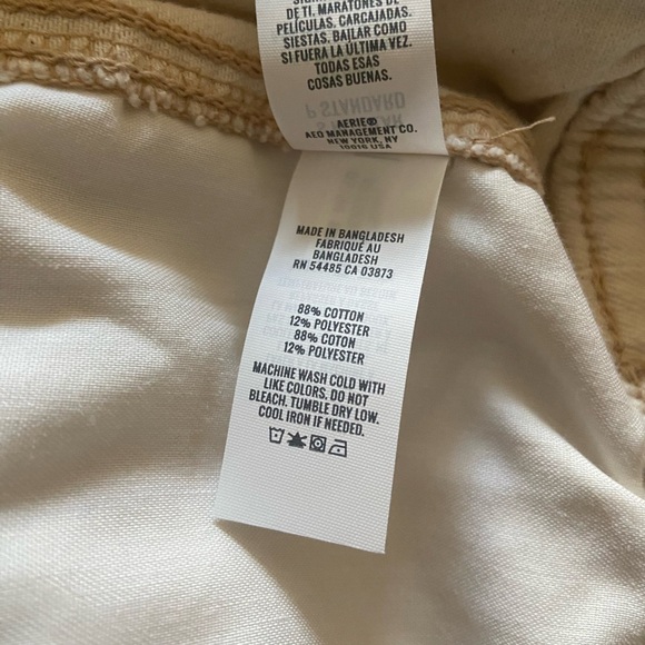 Aerie Cream Low and Slouchy Trouser NWOT - Picture 5 of 6